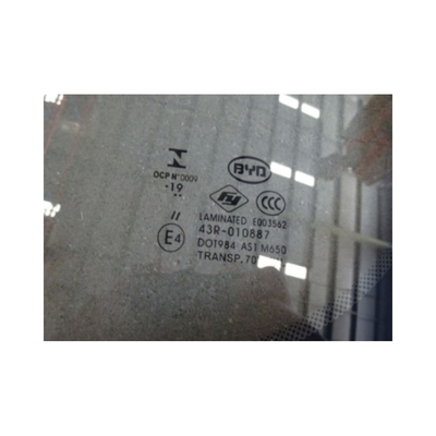 NO. de la OE 12601747-00 BYD Instalación de automóviles delanteros del parabrisas de cristal para Qin Pro Fuel DM ev