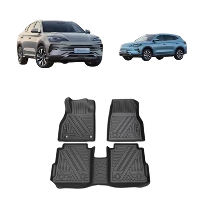Estilo de diseño deportivo Completo de alfombra de piso de coche para BYD Yuan más EV Han DMI Dolphin Tang EV Seal Song más Qin