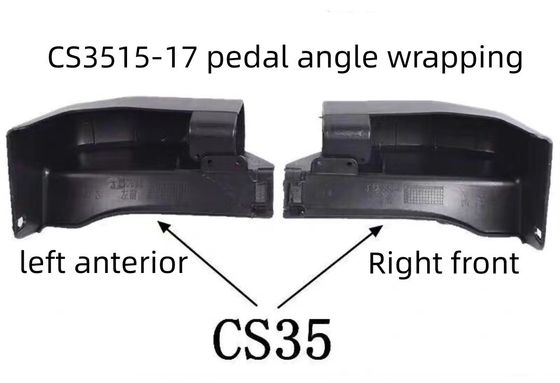 Balck ABS Changan CS35 Pedal Ángulo de envoltura especial Fácil de instalar