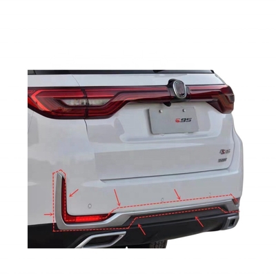 Changan 19-21 CS95 Partes decorativas del parachoques trasero Izquierda y derecha Franja brillante con lámpara de niebla electroplataje