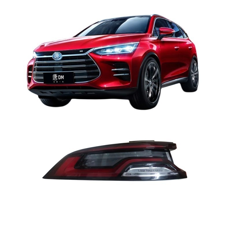 Luz trasera LED trasera del vehículo que pasa por la luz trasera media para BYD TANG EV DMI