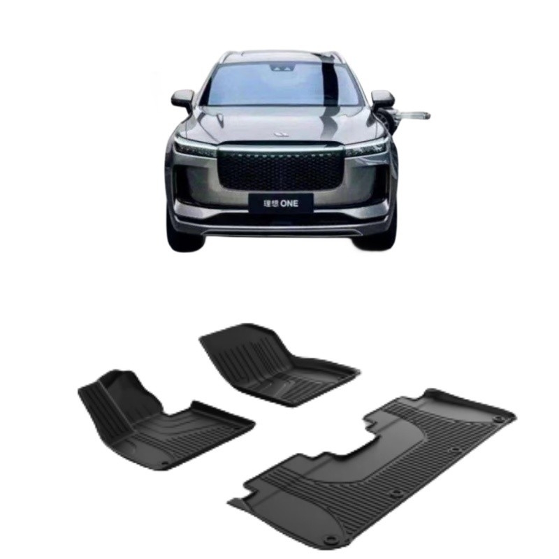 Excelente esterilla antiderrapante para pie para Li Auto L7 L8 L9 ONE piezas originales de automóviles y resistente al agua