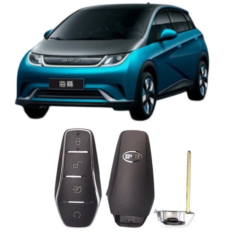 Aplicación de plástico BYD Qin más Dolphin Clave de coche coincidencia e2 Tang Han Car Inteligente Yuan Song más dmi llave de control remoto
