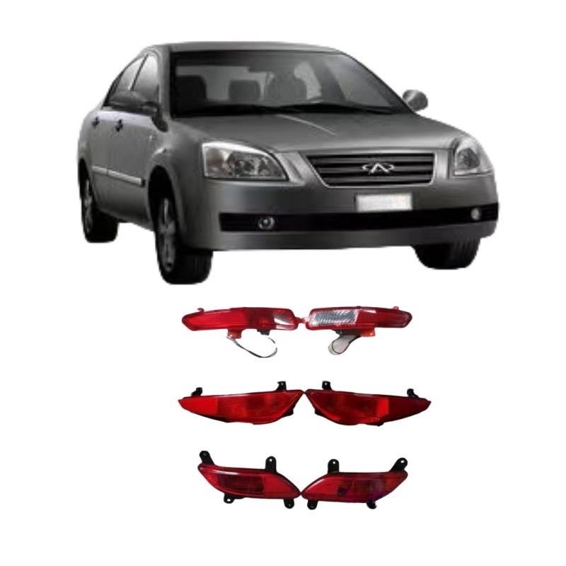 Chery Fengyun 2 Hatchback 12.12-16.12 ABS LED luces traseras Luz del parachoques trasero Luz del freno