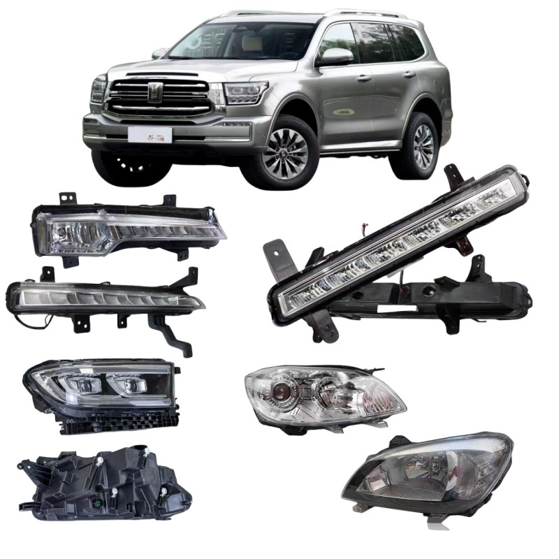 Gran Muralla Serie completa de faros, lámpara de niebla, lámpara de xenón Completo para los modelos 2003-2009